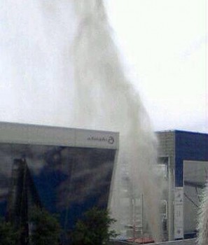 Ошибка строителей «помогла» появиться новому фонтану в Валенсии