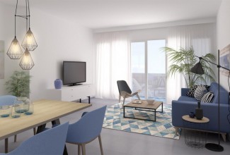 Новый жилой комплекс в шаговой доступности до пляжа Валенсии.